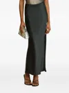 Cult Gaia Chantel Bias-cut Maxi Skirt In Black