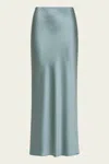 Cult Gaia Chantel Maxi Skirt In Celadon In Blue