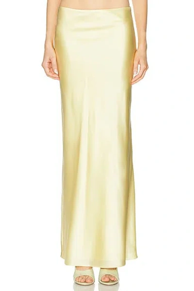 Cult Gaia Chantel Skirt In Yellow