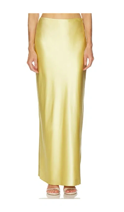 Cult Gaia Chantel Skirt In Gold