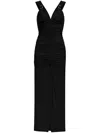 Cult Gaia Charlene Gown In Black In Black