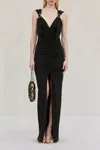 Cult Gaia Charlene Gown In Black