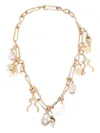 Cult Gaia Charm-chain Necklace In Gold