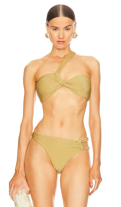 Cult Gaia Charmaine Bandeau Top In Champagne