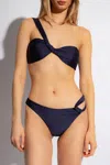 Cult Gaia Charmaine High Waisted Bikini Bottoms Evening Blue In Navy Blue