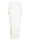 Cult Gaia Chasina Crocheted Cotton Maxi Skirt In White