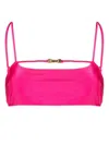 Cult Gaia Betty Bikini Top Dragonfruit Xs In Pink