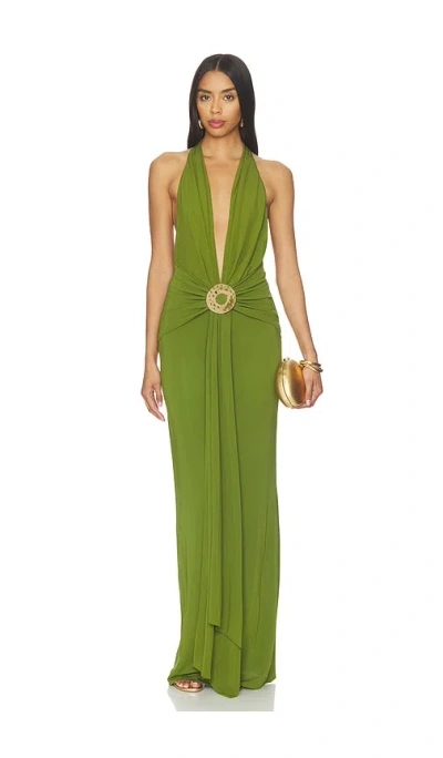 Cult Gaia Chii Dress In Green