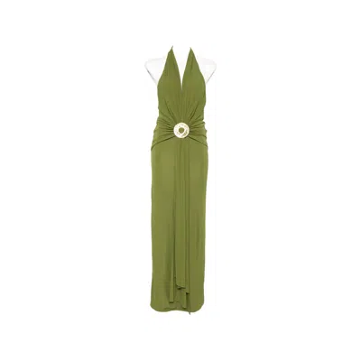 Cult Gaia Chii Maxi Dress In Green