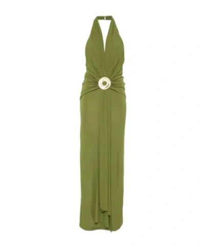 Cult Gaia Chii Maxi Dress In Green