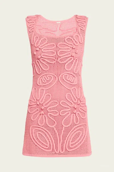 Cult Gaia Chimi Knit Dress In Bubble In Pink