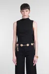 Cult Gaia Christian Topwear In Black Viscose In Black