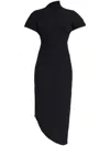 Cult Gaia Chrysta Knit Dress In Black