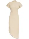 Cult Gaia Chrysta Knit Dress Beach In Neutrals