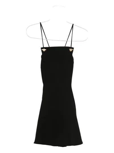 Cult Gaia Cici Button-detail Dress In Black