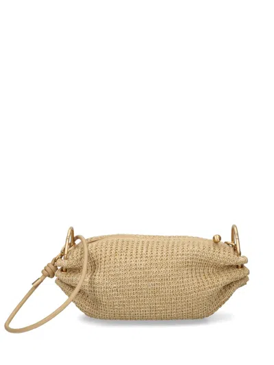 Cult Gaia Cinch Shoulder Bag In Neutrals