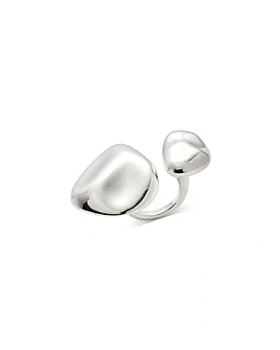 Cult Gaia Cleo Polished Cuff Ring In Silver