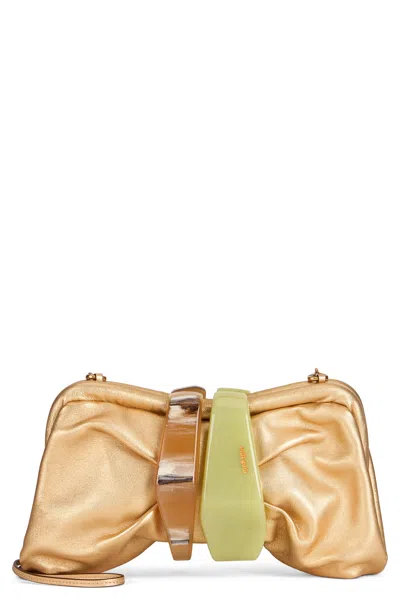 Cult Gaia Clutch Bag Julita In Gold