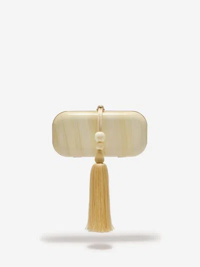 Cult Gaia Clutch Bag Yasmin In Sand
