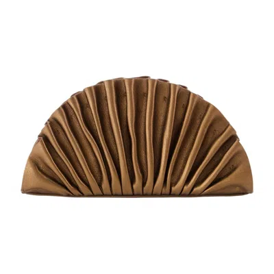 Cult Gaia Clutch In Brown