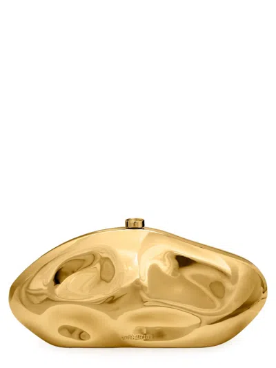 Cult Gaia Clutch "caldera" In Yellow