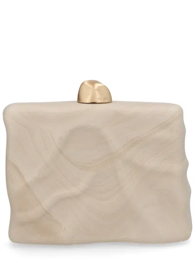 Cult Gaia Elegant Acrylic Clutch Bag In Pink