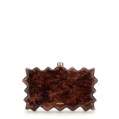 Cult Gaia Clutch Paloma In Brown