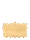Cult Gaia Paloma Metallic Acrylic Clutch In Grey