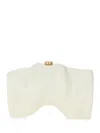 Cult Gaia Clutch Scrunch In Ivory