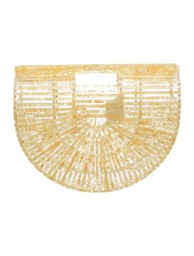 Pre-owned Cult Gaia Clutch In Yellow