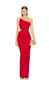 Cult Gaia Cobi Gown In Merlot
