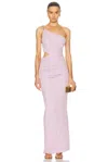 Cult Gaia Cobie Gown In Sweet Pea