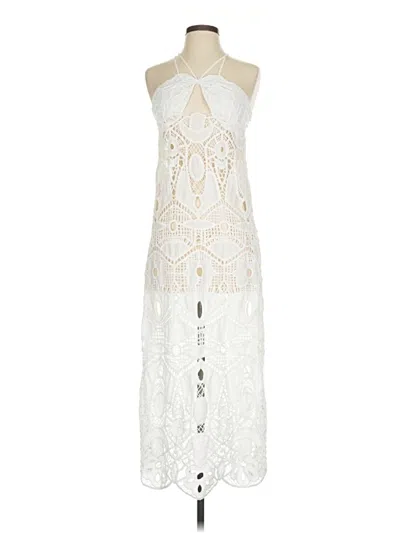 Pre-owned Cult Gaia Cocktail Dress In White