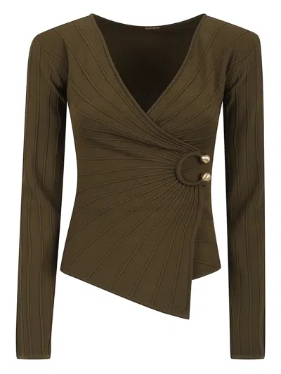 CULT GAIA COLLETTE RING-DETAIL TOP