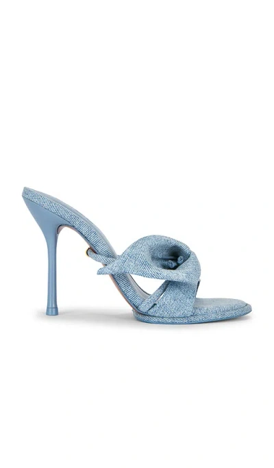 Cult Gaia Cori Knot-detail Sandals In Animal Print