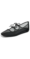 Cult Gaia Corinne Flats Black In Black