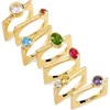 Cult Gaia Cosima Set Of 7 Stacking Rings
