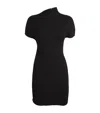 Cult Gaia Luka Cotton Rib Minidress In Black