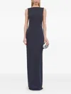 Cult Gaia Basha Cowl-back Maxi Dress In Blue