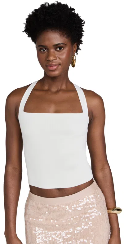 Cult Gaia Crawford Knit Top Off White