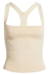 Cult Gaia Crawford Rib Tank In Beach