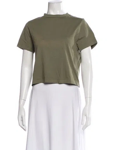 Pre-owned Cult Gaia Crew Neck Short Sleeve T-shirt In Green