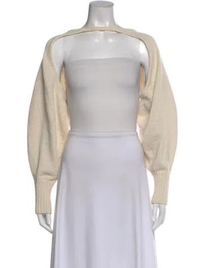 Pre-owned Cult Gaia Crew Neck Sweater In Neutral