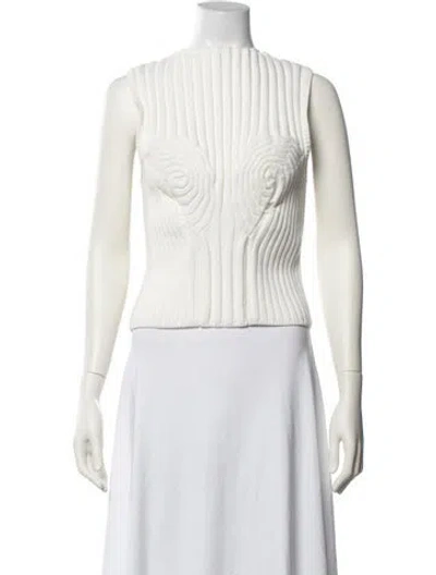 Pre-owned Cult Gaia Crew Neck Sweater In Neutrals