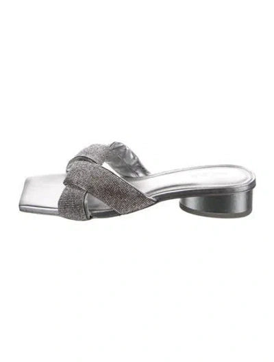 Pre-owned Cult Gaia Crystal Slides