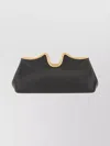 Cult Gaia Curved Clutch Bag Chain Strap