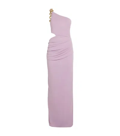 Cult Gaia Cut-out-detail Cobie Gown In Purple