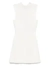 Cult Gaia Knitted Harlow Mini Dress In White