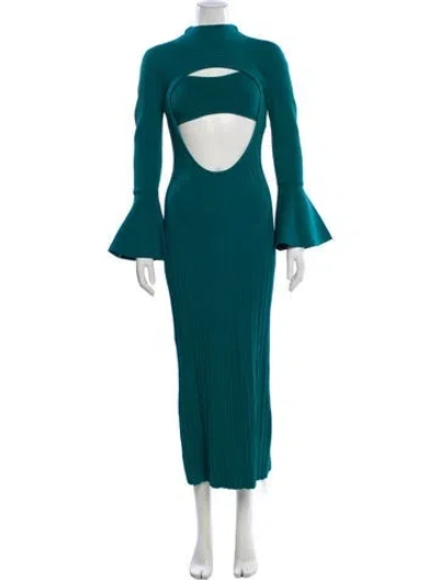Pre-owned Cult Gaia Cutout Accent Dress Set W/ Tags In Green