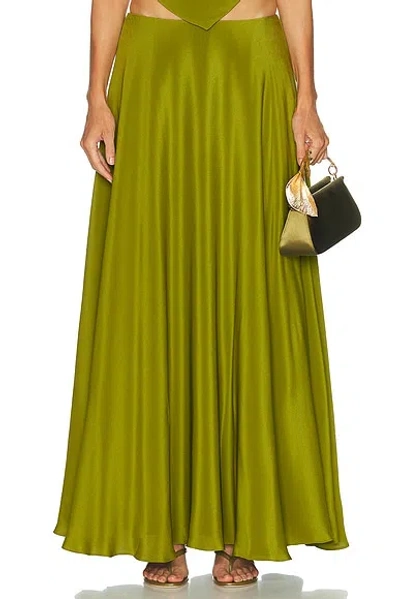 Cult Gaia Cyrene Skirt In Chive